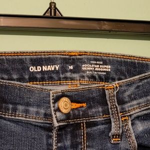 Girls Old Navy high rise skinny jeggings